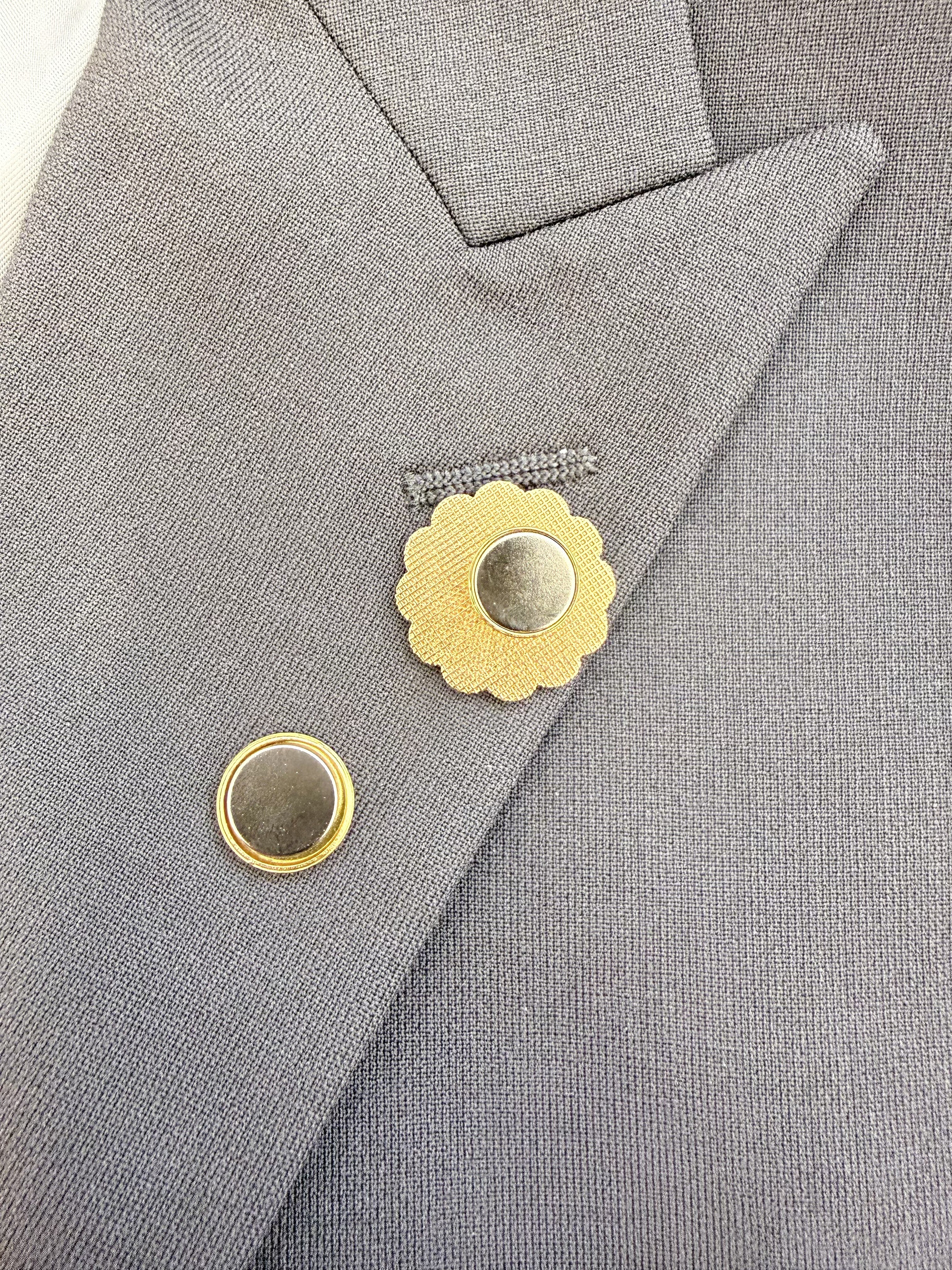 Enamel Pin & Badge Pin Magnetic Converter - Lapel Pin Zero Damage Through-Cloth Snap, No Falls No Shake, Clothes Never Tear