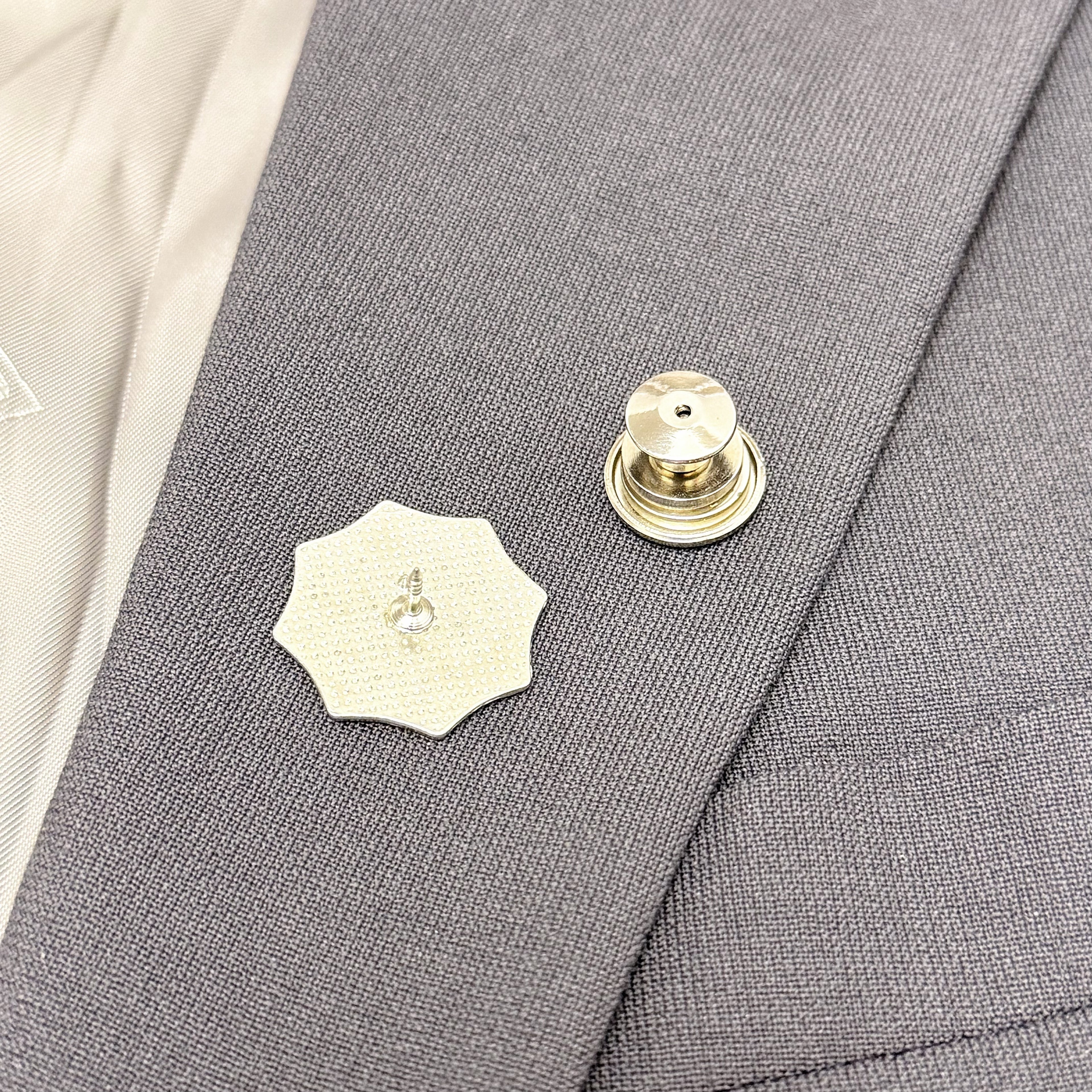 Enamel Pin & Badge Pin Magnetic Converter - Lapel Pin Zero Damage Through-Cloth Snap, No Falls No Shake, Clothes Never Tear