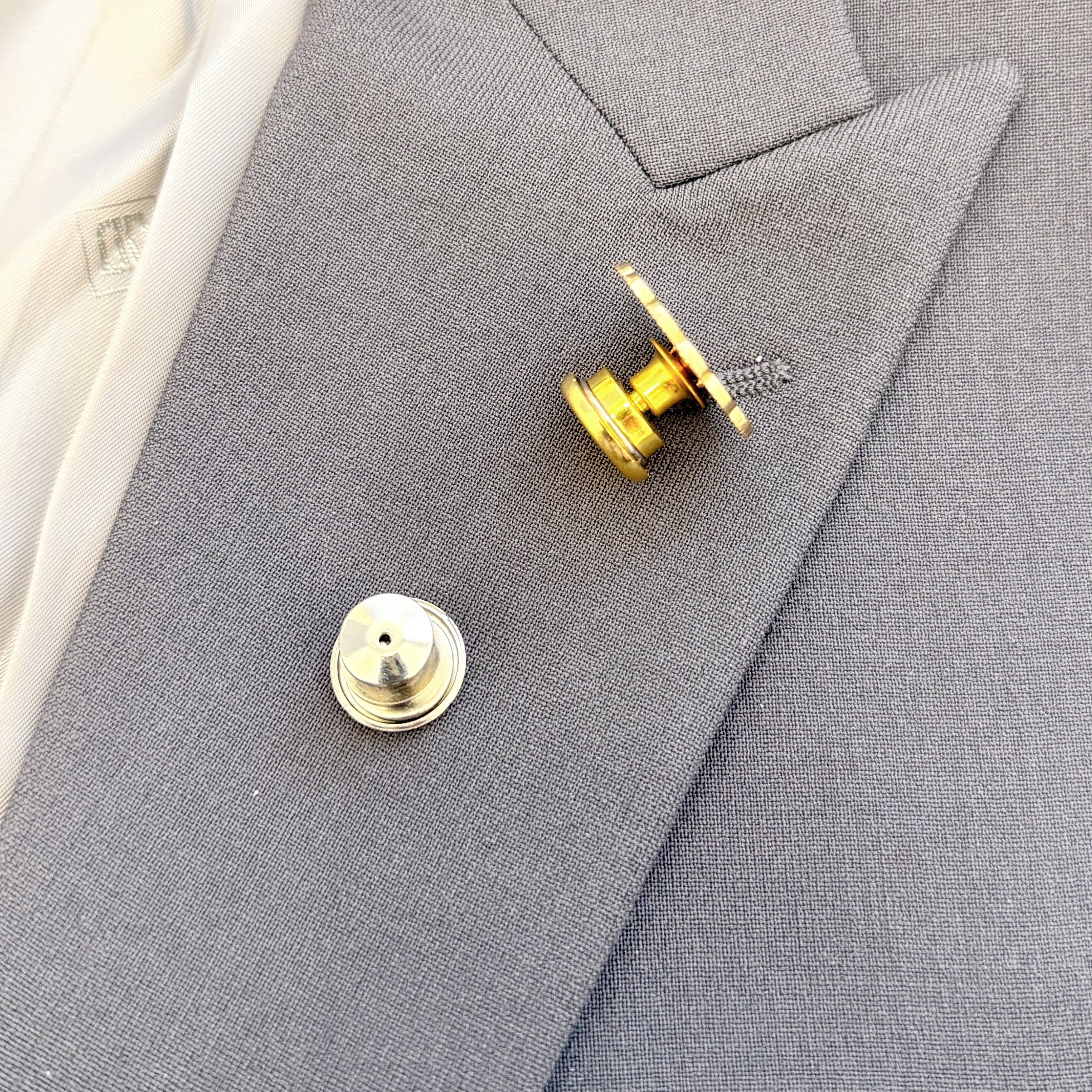 Enamel Pin & Badge Pin Magnetic Converter - Lapel Pin Zero Damage Through-Cloth Snap, No Falls No Shake, Clothes Never Tear