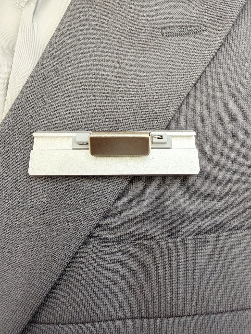 No Pin Holes • Magnetic Name Badge Clasp – Strong Hold for ID, School & Job Badges, Zero Damage to Clothes.