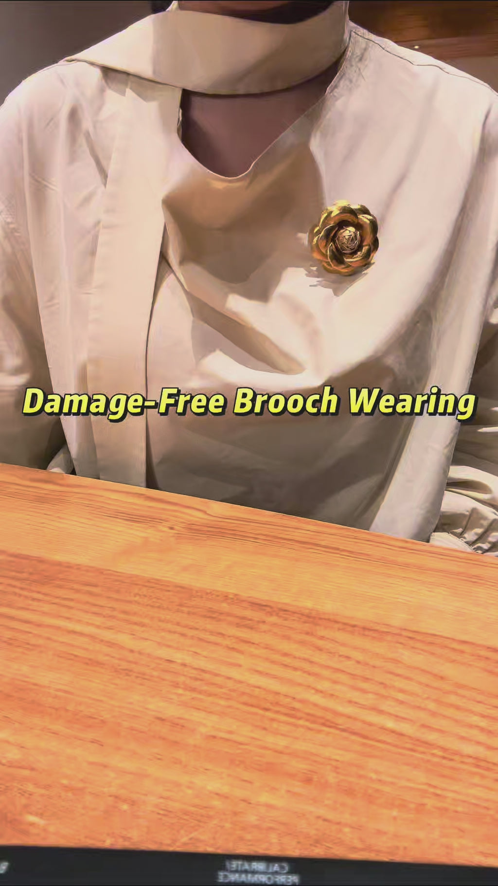 Strong Magnetic Brooch & Badge Clasp - No Pin Holes, No Damage to Clothes, Secure Hold for Thick Coats, Invisible Holder, Gold/Silver